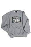 Laurel Burch Polka Dot Cats Oxford Grey Sweatshirt