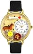Whimsical Watches Unisex Dachshund Gold Watch G0130034