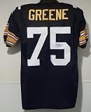 Joe Greene Autographed Pittsburgh Steelers Black Jersey w/HOF 87