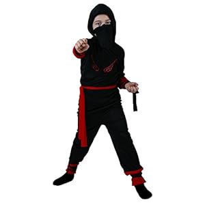 Phertiful Carnival Cosplay Costume Party Clothing For Child's Costumes Naruto Ninja Black