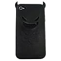 iPhone4用◆GauGau デビル シリコンケース(ブラック)