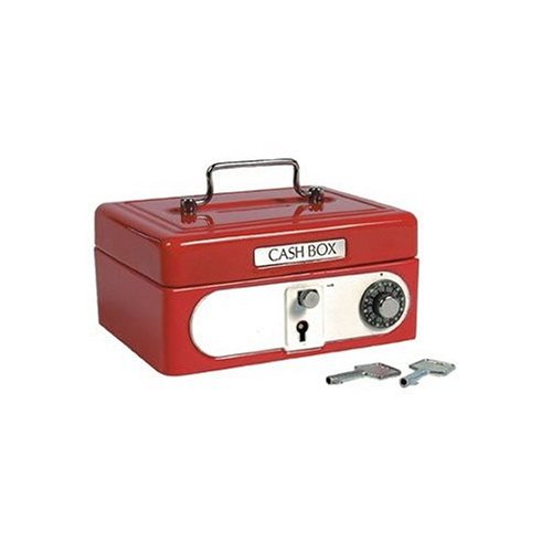 Childrens Toyshop  Toys : Children Kids Red Locking Cash Box