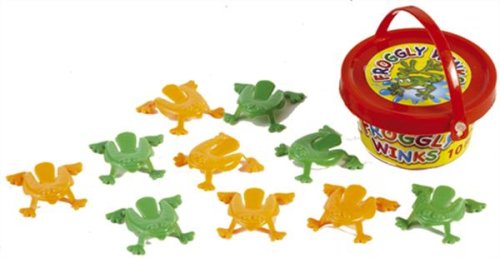 Childrens Toyshop  Toys : 4 X Frogglywinks (Tiddly-winks) Game