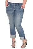 Torrid Plus Size Z. Cavaricci Couture - City Studded Cuffed Jean