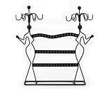 Lady Jewelry Earring Holder and Necklace Stand