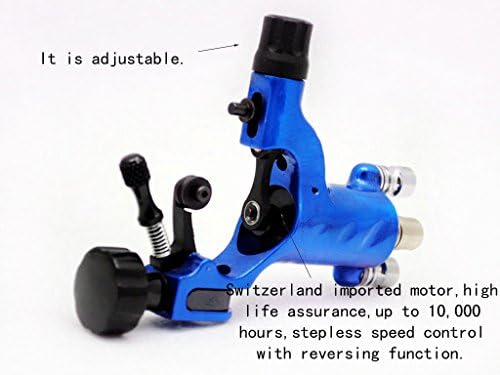New Blue Top Imported Swiss Motor Professional Rotary Tattoo Machine