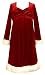 Bonnie Jean Girls 7-16 Santa Dress,Red,12