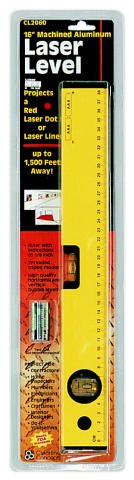 15'' PROFESSINAL LASER-BEAM-LIGHTED LEVEL