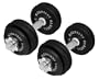 Guss Kurzhantel-Set 30kg (2 x Kurzhantelstange 35cm, 4x1,25 und 8x2,5kg Hantelscheiben)
