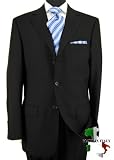**NEW 2009 Australian WOOL / SILK**The Real Deal**Made in Italy Mens Suit**100% Worsted Wool & Silk**Super 150's**Hand Made Mens Suits**Three Button**Gentleman Suit At Lowest Online Price**Canvas Front**Custom Working Buttonholes**Bargain Suit**JET BLACK