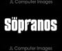 THE SOPRANOS WHITE DECAL 6" X 2"