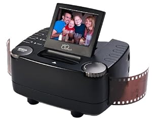 DB-Tech 35mm Film Slide and Negative Scanner - 10 Mega Pixel Film to Digital Image Converter - with 2.4-Inch LCD and TV-Out