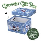 Snowman Groovin' Gift Wrap Boxes Set of 3 (Musical Ella Fitzgerald's Sleigh Ride Song)