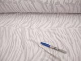 Fabric Lycra Tiger Stripes Pale White Y303