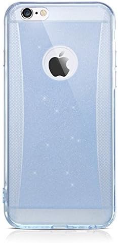 iPhone 6 Case Premium Sparkle Candy Colored Slim Fit Flexible TPU Case for Apple iPhone 6S / 6 (Blue)
