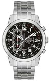 Bulova Men's 96A116 Marine Star Black Dial Watch