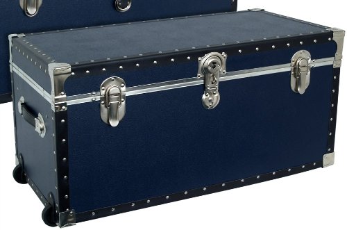 Base Oversize Trunk in Blue with Black Binding