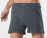 6 klassische Boxershorts aus feiner Baumwolle mit Muster