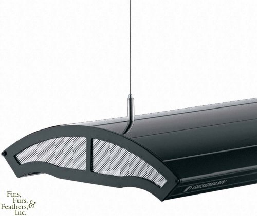 48 inch Giesemann Infiniti 2x150W HQI + 4x54W T5 Light Fixture - Black