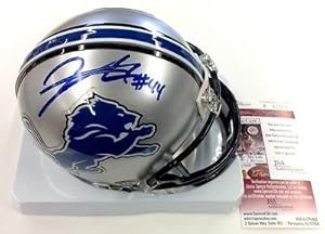 Jahvid Best Signed Detroit Lions Mini Helmet Jsa Authenticated