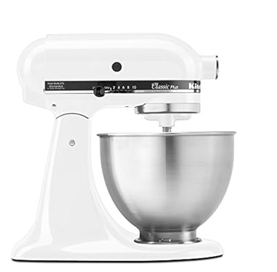 KitchenAid KSM75WH 4.5 Qt. Classic Plus Stand Mixer - White