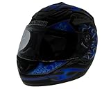 Integralhelm / Motorradhelm WACHMANN WA-30 Defensor blau / schwarz matt - Gr��e M