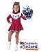 Red Cheerleader Costume: Toddler's Size 2T-4T Image
