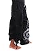 Jing Shop Harem Balloon Pants Swirl Hippie Boho Design Cotton One Size Black