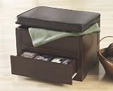 CD/DVD Storage Ottoman/Cabinet/Rack