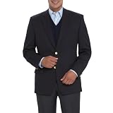 Joseph & Feiss Two-Button, Center-Vented Executive Cut, Navy Blazer