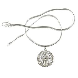 Sterling Silver Jewelry Amulets and Talismans 1 Inch Chain Length: 16 inches