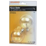 41We9BuLQ6L. SL160  Decorative Light Bulb with Candelabra Base, 60W Clear 2 Pk