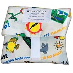 WRAP-N-MAT - Reusable sandwich wrap and placemat in one