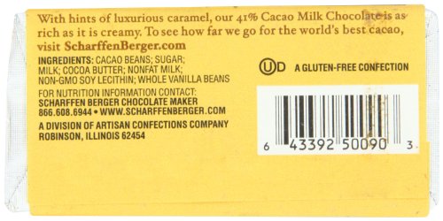 Scharffen Berger 41% Milk Chocolate Bars, 1-Ounce Bars (Pack of 9) - Thumbnail 4