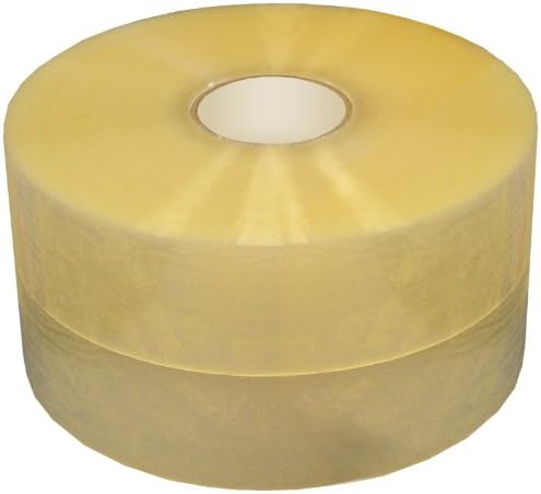 GlueNTape 2220 TAC Acrylic General Purpose Packaging Tape Roll, 2 mil Thick, 1000 yards Length x 2" Width, Clear (Case of 6)