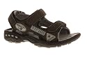 Criss Cross, Jungen Sandale, mittelgrau, RENO Art. 13146
