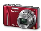 Lumix DMC-TZ20 Digital Camera (Red, 14MP, 16x optischer Zoom, GPS, Touchscreen)