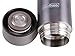 Omgogo Coffee Mugs & Travel Mugs & Thermos & Insulation Stainless Steel Portable Mug 16 Oz (Gray)