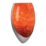 Firefrit Wall Sconce Color: Tahoe Pine Amber, Finish: Antique Bronze, Bulb Type: Incandescent