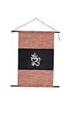 All Natural Handmade Inspirational Wall Hanging - Om symbol