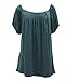 image and picture of Teal Blue Knit Tunic Top Plus Size 1X-3X