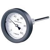 佐藤計量器 バイメタル温度計 BM-T-75P 0～150℃ 50L 2092-00