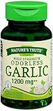 UPC 840093101693 product image for Nature's Truth Garlic 1200 mg Odorless Supplements, 120 Count | upcitemdb.com