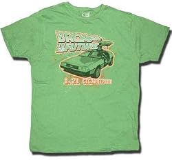 Back to the Future Green Deloreon T-shirt