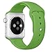 Apple Watch Band, Perman Sports Comfort Smooth Silicone Replacement Smart Watch Bracelet Strap Band Watchband for Apple Watch 42mm Green
