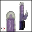 Rabbit Vibrator Wave of Passion Bull Nose Purple 64 Speed LED