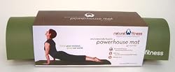 Natural Fitness Powerhouse Yoga Mat - 24 x 16 x 8 PVC & Phthalate Free