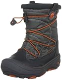 Hi Tec Equinox Mid WP JR HTO001439, Unisex - Kinder Stiefel, Grau (Dk. Grey/Burnt Orange 052), EU 31 (UK 12) (US 13)
