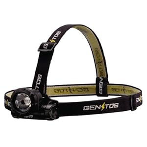 【クリックで詳細表示】GENTOS(ジェントス) ジェントスリゲルヘッドライト 【明るさ45ルーメン/実用点灯8時間】 GTR-931H
