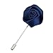 Argositment Wedding Rose Boutonniere for Men's Suit Handmade Lapel Pin Flower